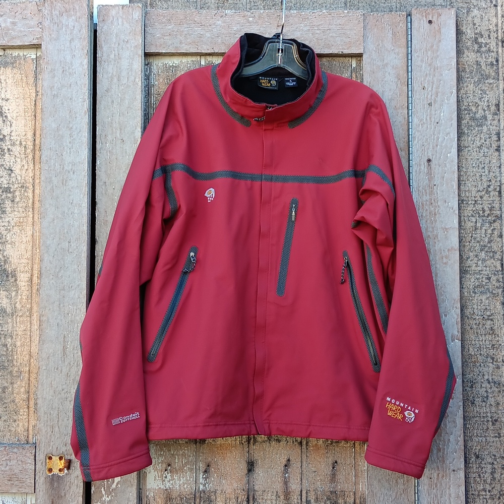 Mountain Hardwear Conduit Softshell Mens Jacket Sz Xl Gem
